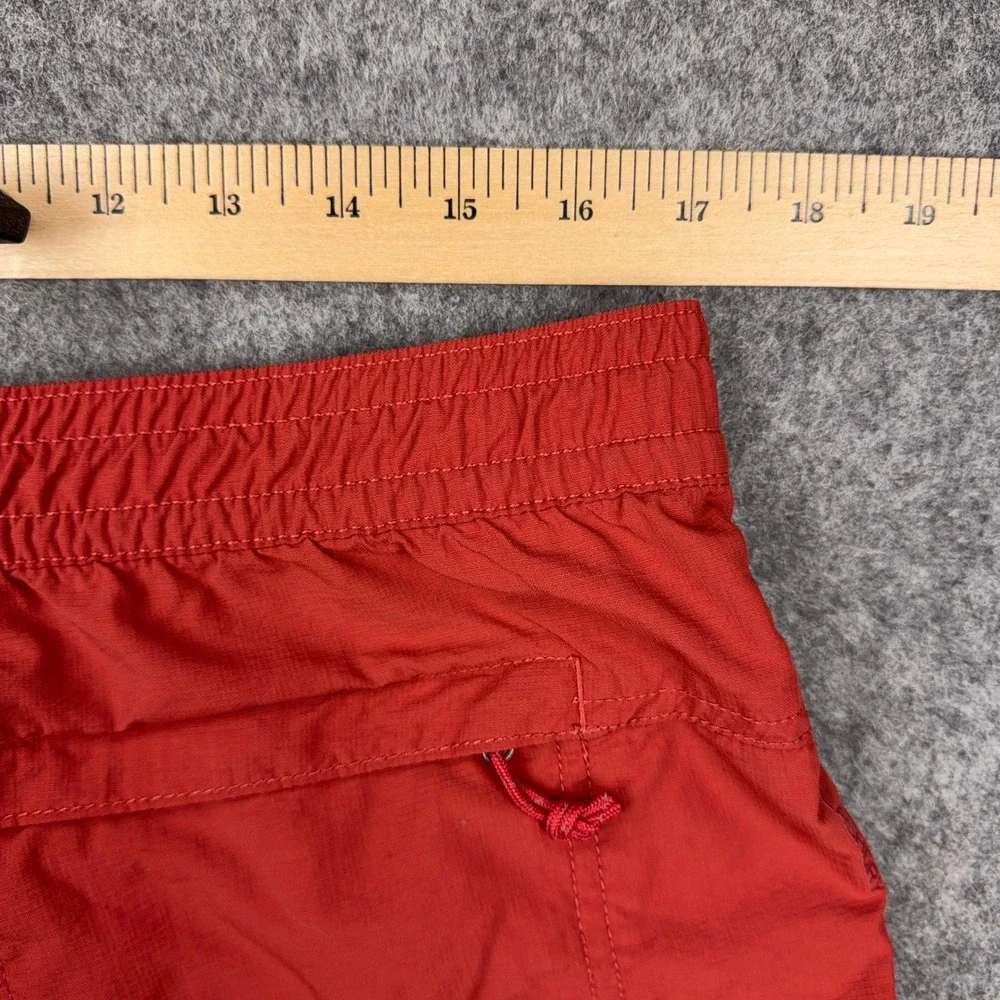 The North Face Shorts Mens Large Orange Pull On Adventure Hiking Cargo Athletic